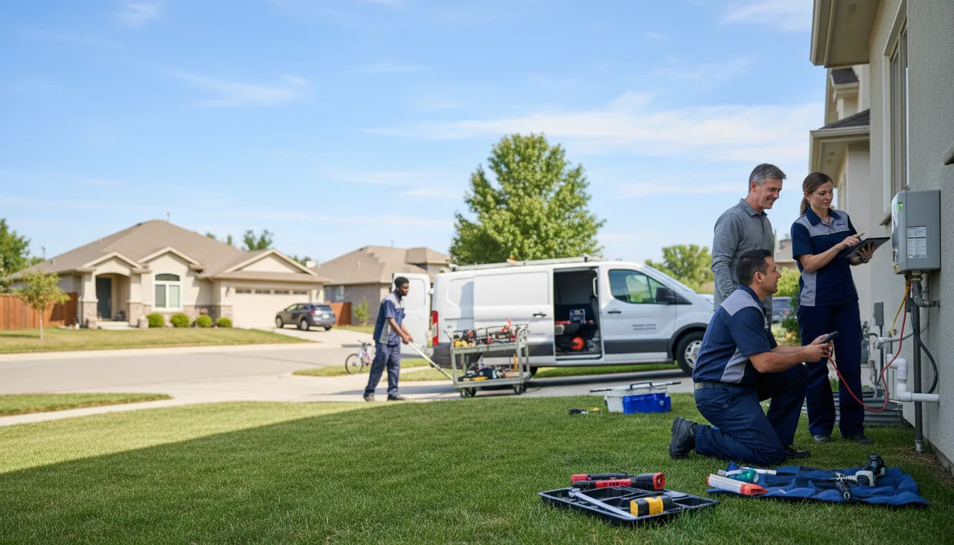Tankless water heater service in Shields, ND
